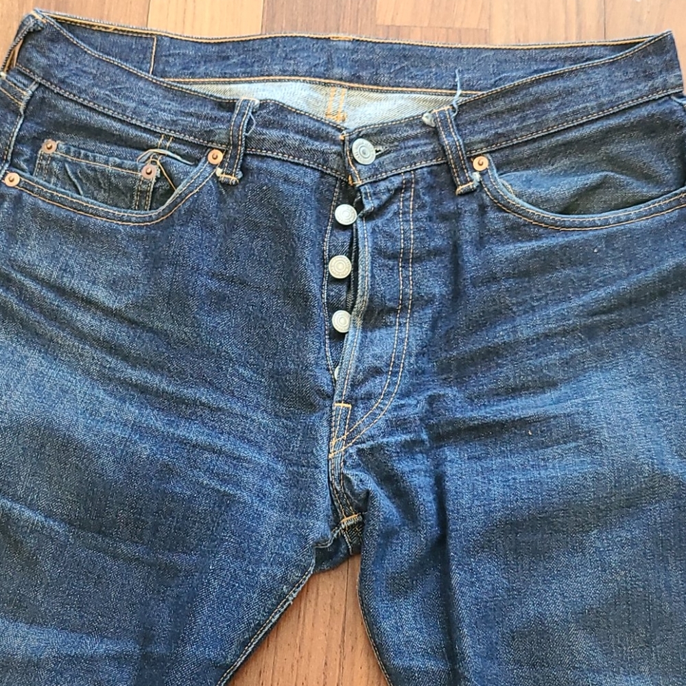 TCB Straight Selvage Japanese Jeans (W34xL30.5)